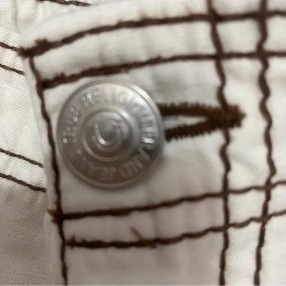 True Religion Cream Jeans military cargo big t - Picture 9 of 16